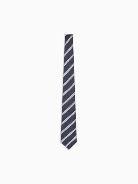GIORGIO ARMANI JACQUARD SILK TIE