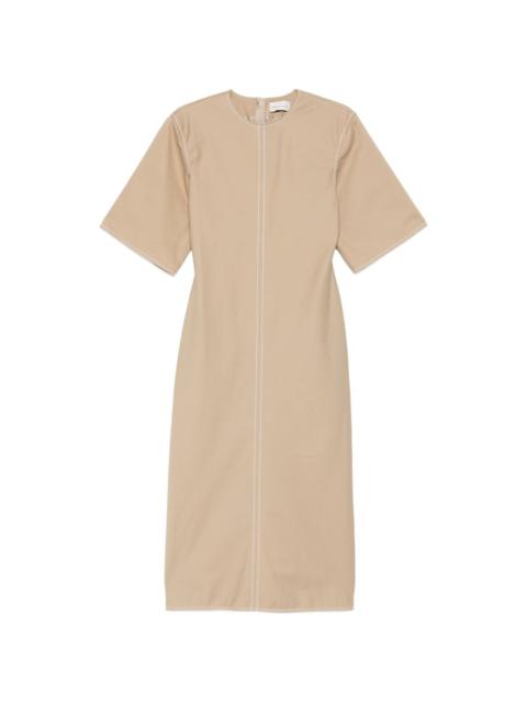 AMI Paris topstitch dress