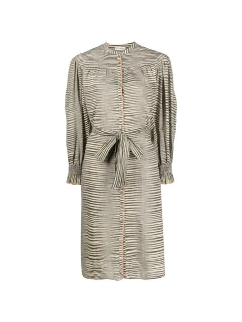 Fiora striped shirtdress