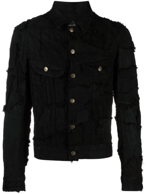 Greg Lauren distressed denim jacket