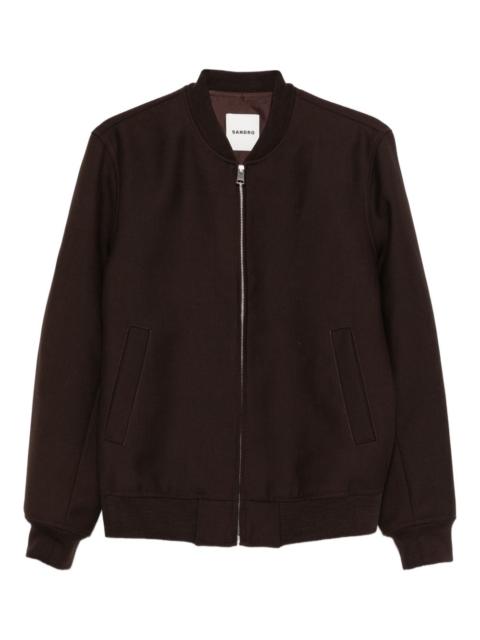 Sandro double-faced bomber jacket