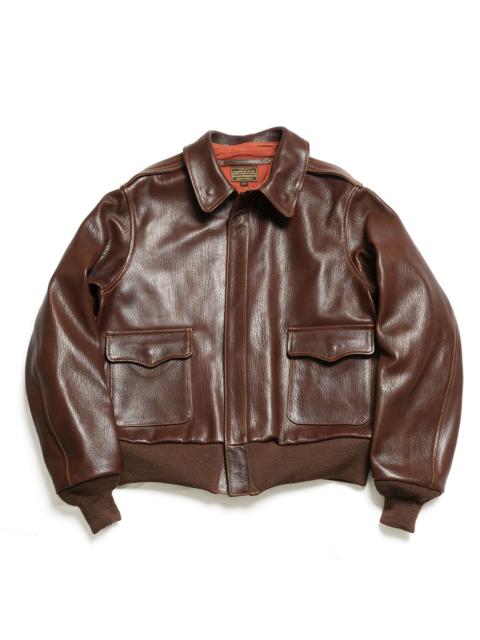 Buzz Rickson's BUZZ RICKSON'S - Type A-2 - BUZZ RICKSON CLOTHING CO. - CONTRACT No.18091 GOAT SKIN - BR80686