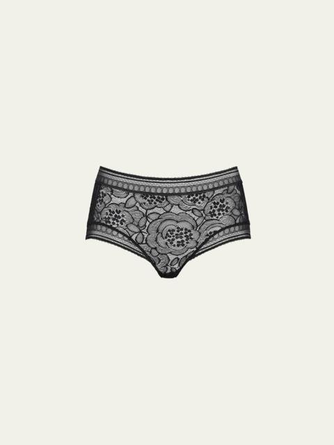 ERES Farandole Floral Lace Boyshorts