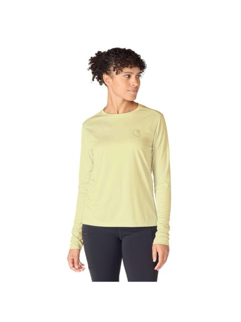 Carhartt Women's Force Sun Defender™ Relaxed LS Logo T-Shirt