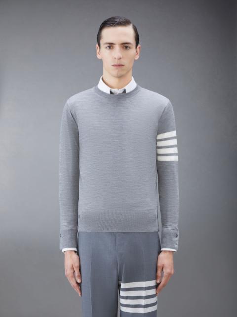 Thom Browne Wool 4-Bar Pullover