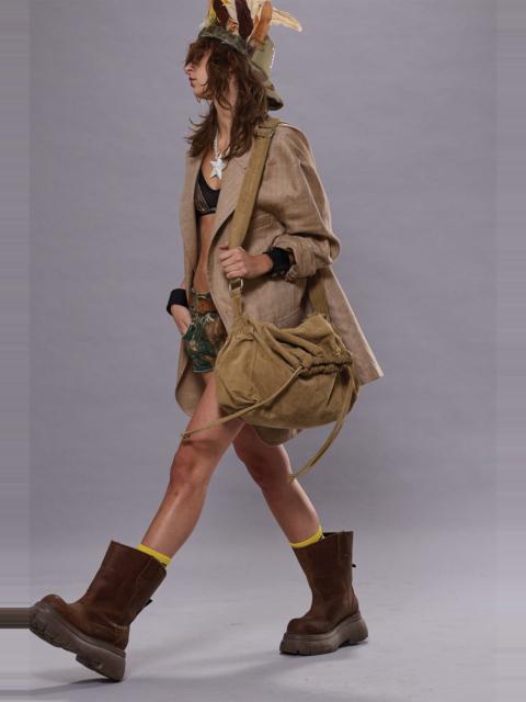 R13 OVERSIZED RAGGED BLAZER