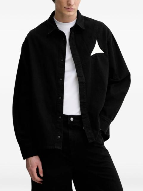 HELIOT EMIL™ triangle-detail shirt jacket