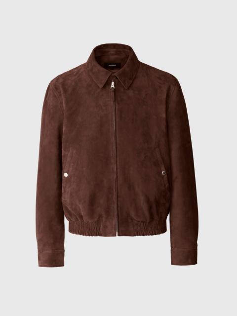 MACKAGE GIOVANNI-SU Suede Bomber Jacket