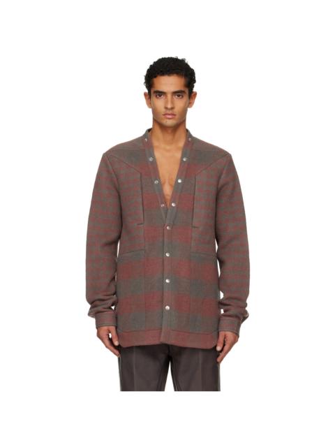 Rick Owens Pink Concordians Larry Fogpocket Overshirt