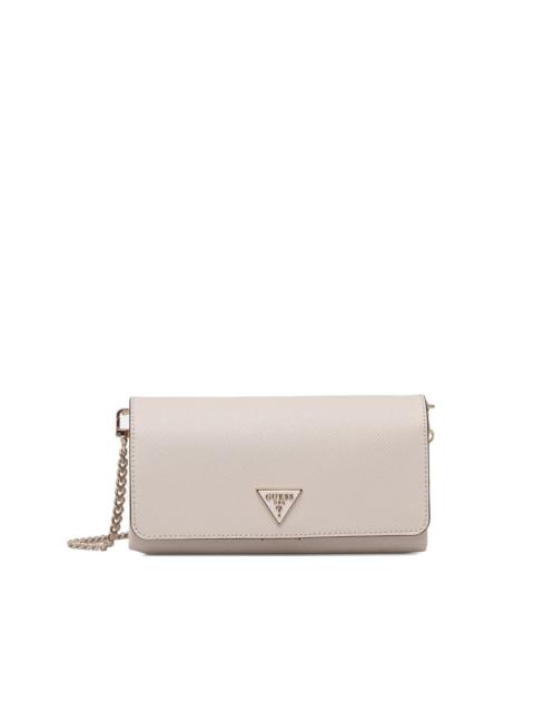 GUESS USA Noelle triangle-logo crossbody bag