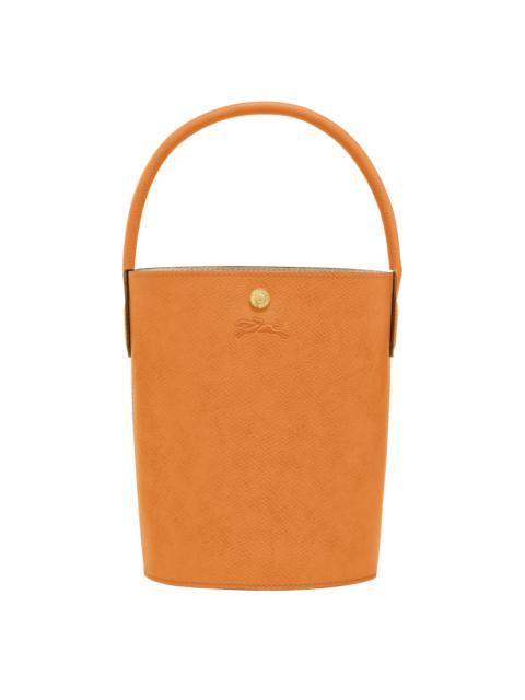 Épure S Bucket bag Apricot - Leather