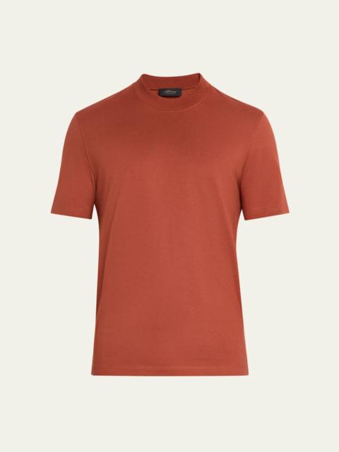 Brioni Men's Cotton and Cashmere Slim-Fit Crewneck T-Shirt