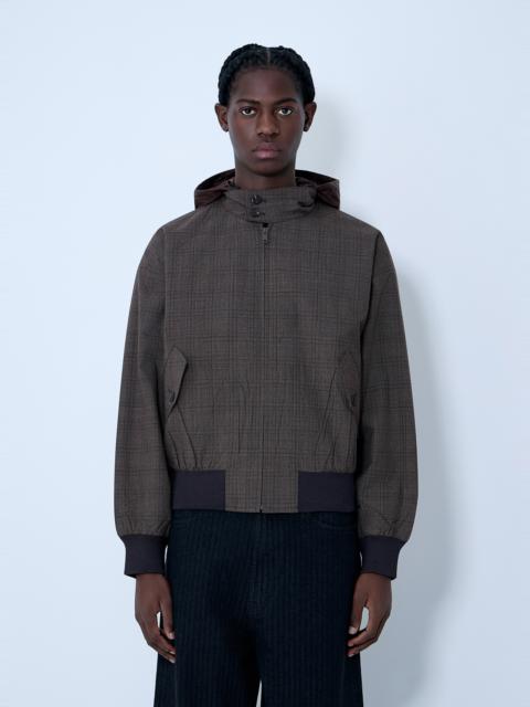 Prada Hooded Wool Jacket