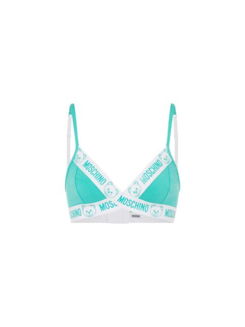 Moschino UNDERBEAR RUBBER LOGO BRA