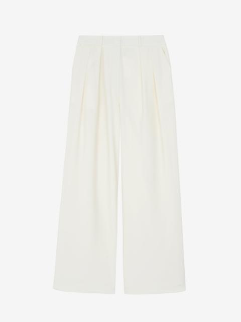 The Frankie Shop Ripley Pleated Trousers - Ivory