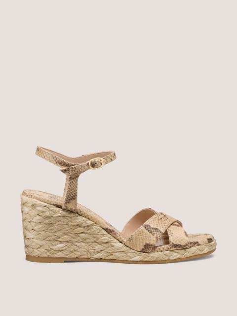 Stuart Weitzman DAYNA ESPADRILLE WEDGE SANDAL