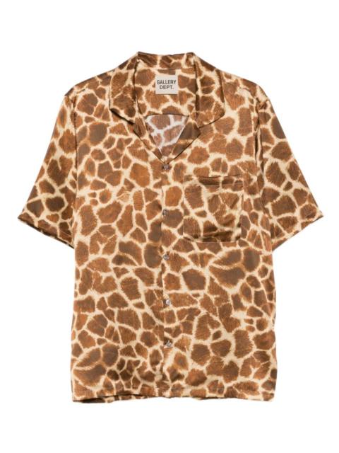 GALLERY DEPT. Parker giraffe-print shirt