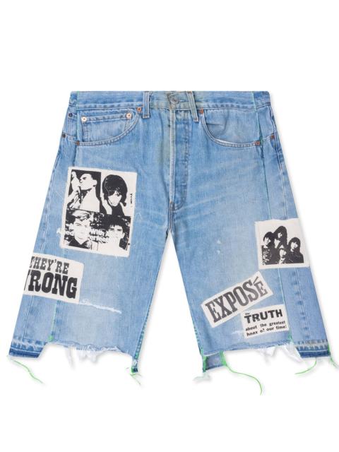 *Better With Age EXPOSÉ TRIPLE-WIDE DENIM SHORT - INDIGO