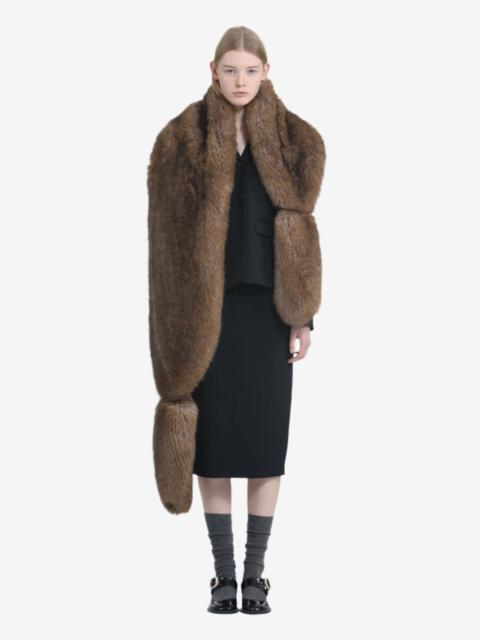 N°21 OVERSIZED FAUX FUR STOLE