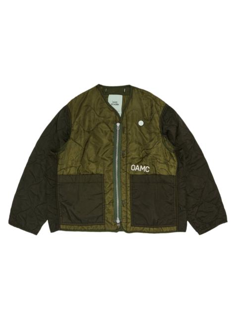 OAMC OAMC Woven Re Work Zipped Liner 'Sea Green'