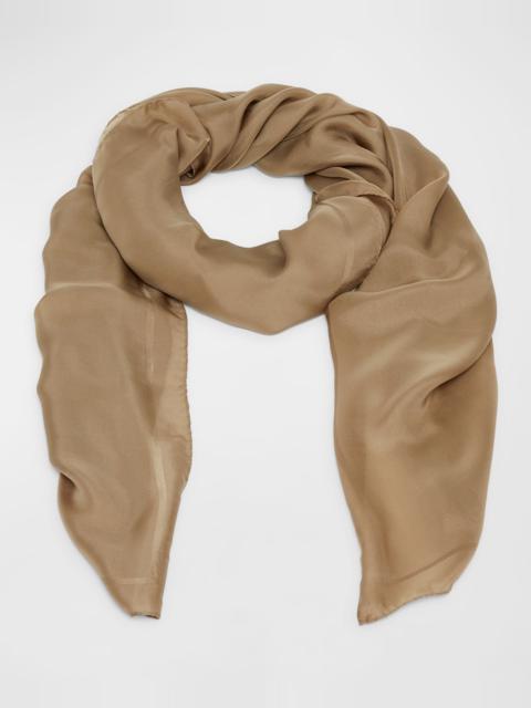 SAINT LAURENT YSL Silk Square Scarf