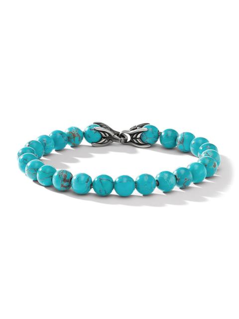 DAVID YURMAN Men's Spiritual Beads Bracelet in Sterling Silver - Turquoise