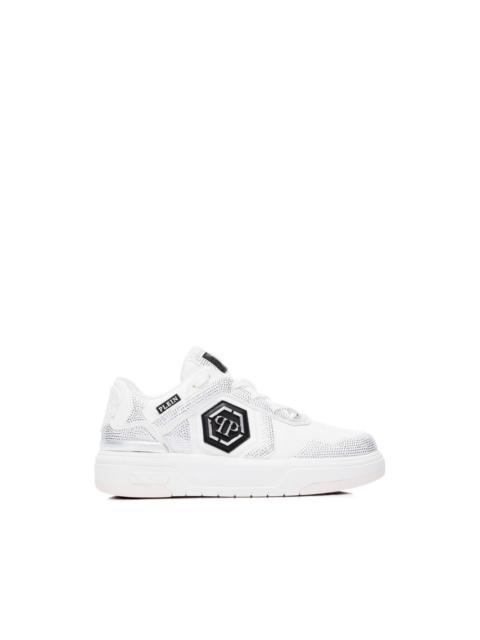 PHILIPP PLEIN SK8R rhinestones low-top sneakers