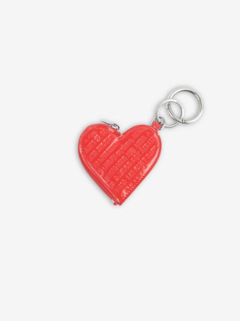 BALENCIAGA Heart Coin Case Keyring