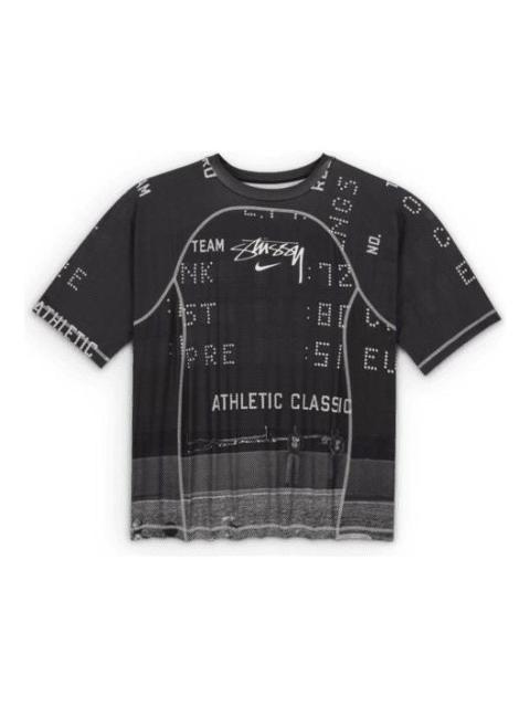 Nike Nike x Stussy Allover Print UV Top 'Black White
