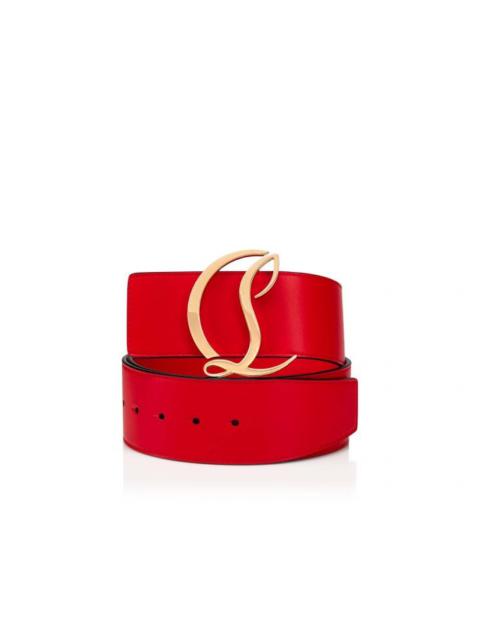 Christian Louboutin Cl Logo Belt Woman LOUBI/GOLD