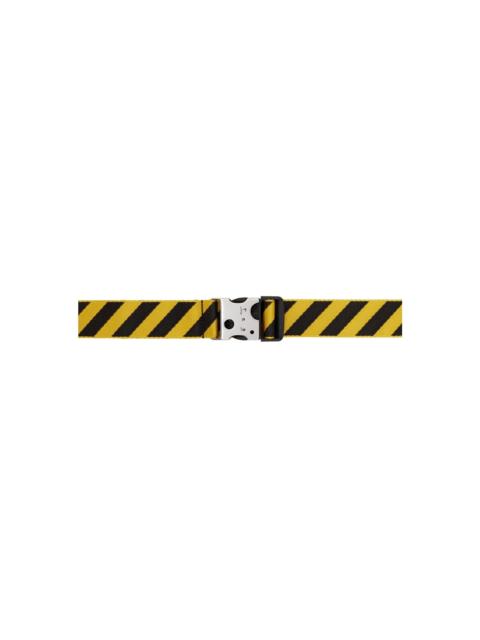 Off-White Yellow Meteor Tape Belt