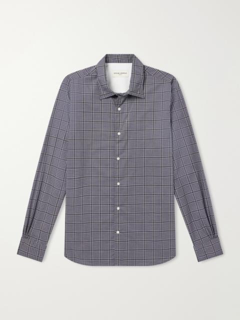 OFFICINE GÉNÉRALE Giacomo Checked Cotton Shirt