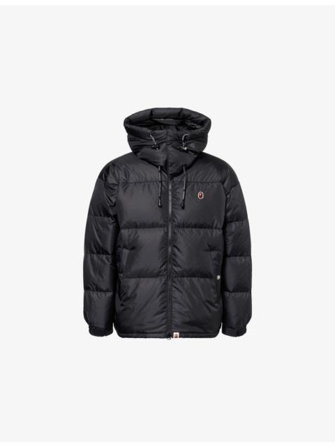A BATHING APE® One Point Relaxed-Fit Shell-Down Jacket