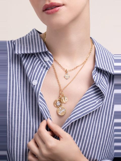 FOUNDRAE Resilience - Diamond Pavé Medium Floral Screen Blossoms Mixed Belcher Extension Necklace