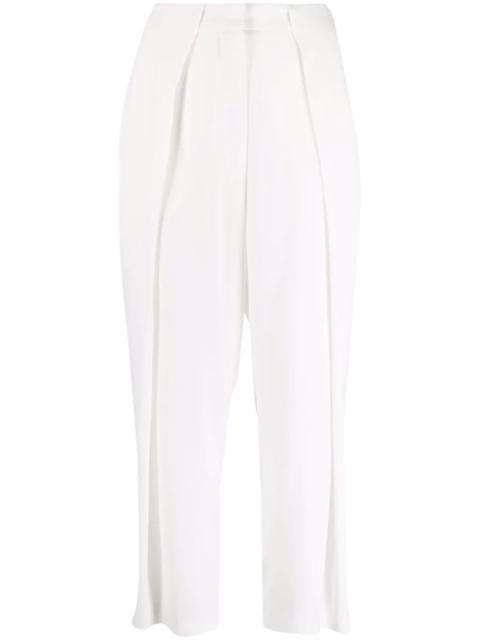 Balmain pleated high-waisted trousers