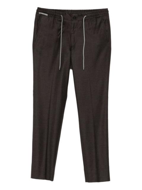 CORNELIANI drawstring-waistband trousers