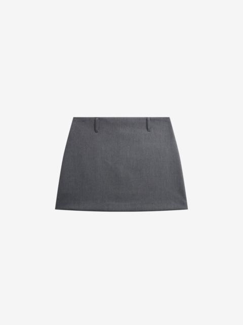 The Frankie Shop Liri Mini Skirt - Grey