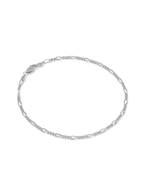 KENDRA SCOTT Thin Figaro Oxidized Sterling Silver Chain Bracelet