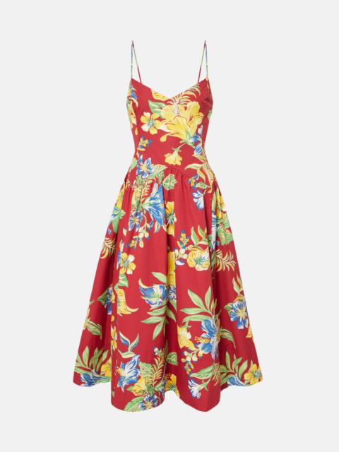 Polo Ralph Lauren Floral cotton midi dress