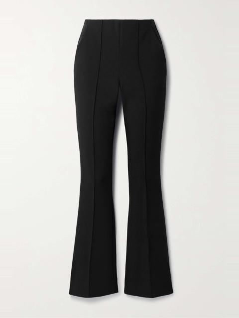 Orion stretch-crepe flared pants