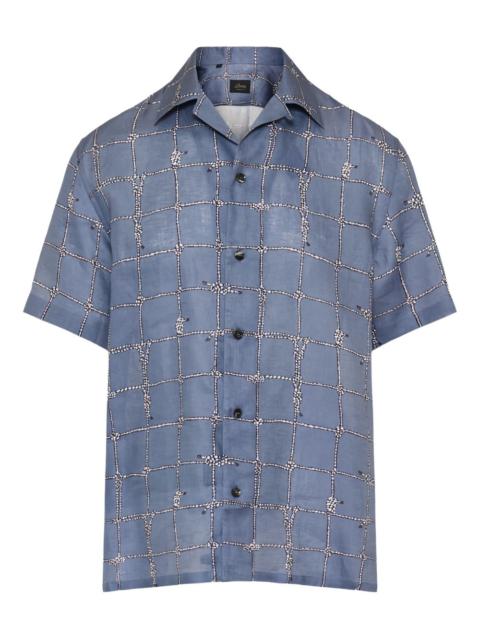 Brioni nautical-knot shirt