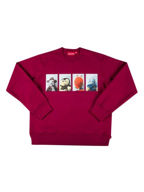 Supreme x Mike Kelley Ahh...Youth! Crewneck Sweatshirt 'Dark Magenta'