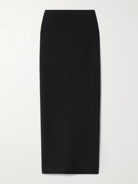 KHAITE Lilth Crepe-jersey Maxi Skirt