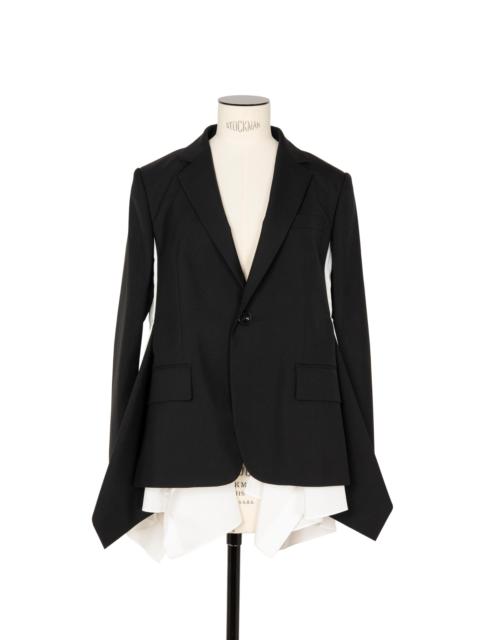 sacai Suiting x Cotton Poplin Jacket