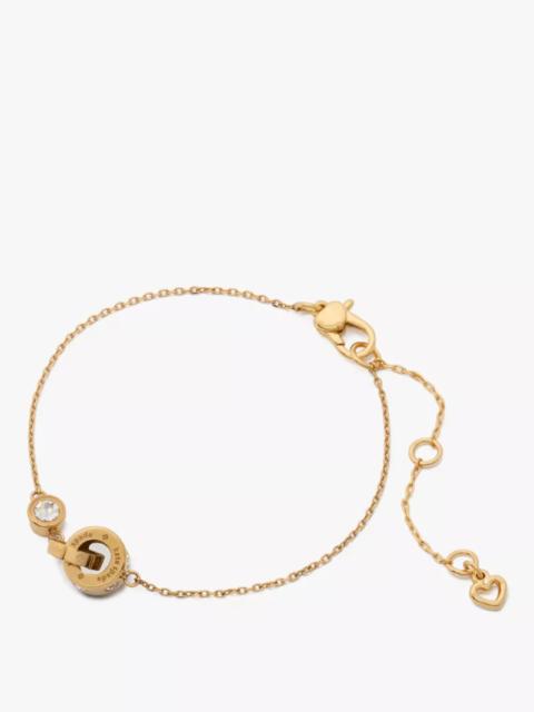 kate spade Set In Stone Interlink Bracelet