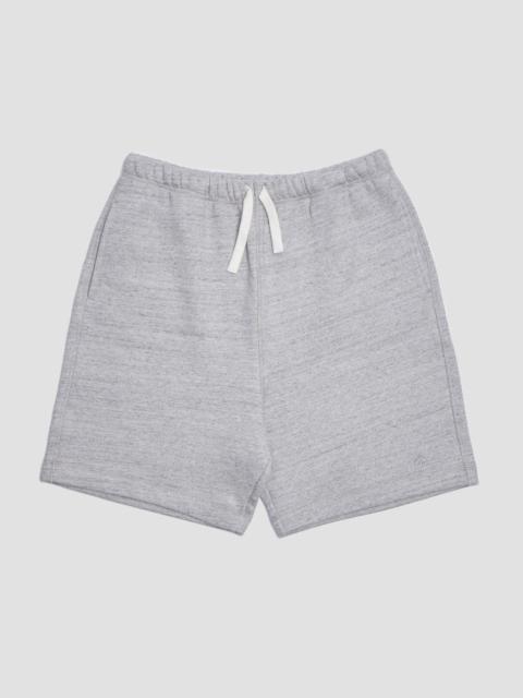 Nigel Cabourn Embroidered Arrow Shorts in Grey Marl