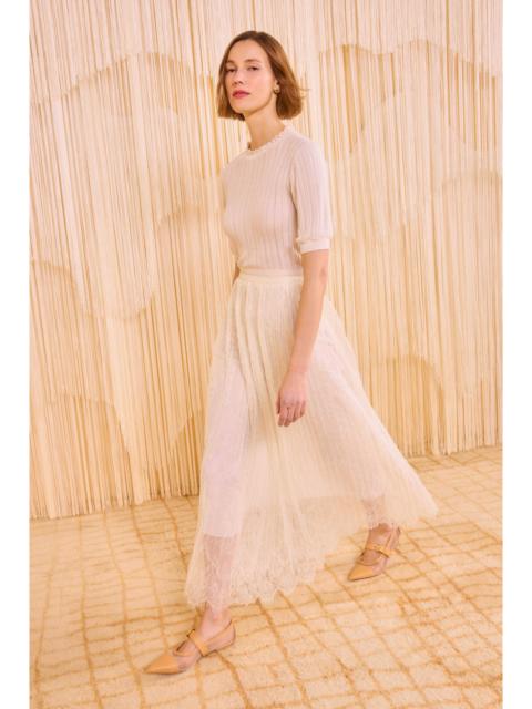 ULLA JOHNSON Maren Pleated Skirt