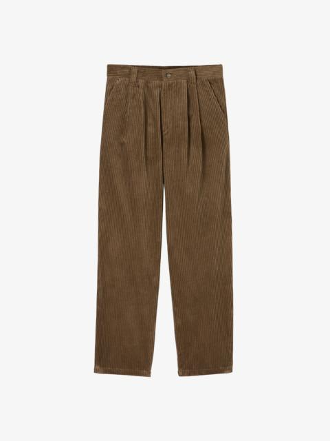 A.P.C. RICKY PANTS - LOOSE-FIT TAUPE CORDUROY PANTS