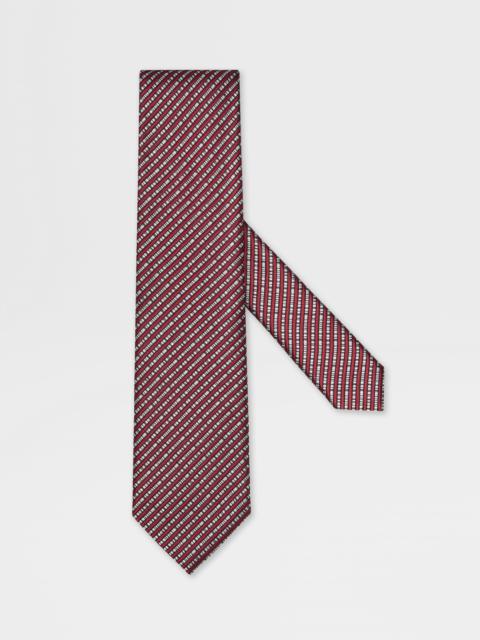 RED SILK TIE