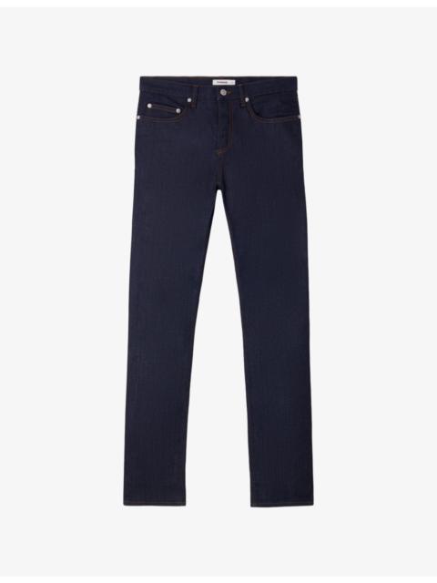 Sandro Slim-Fit Tapered-Leg Denim Jeans